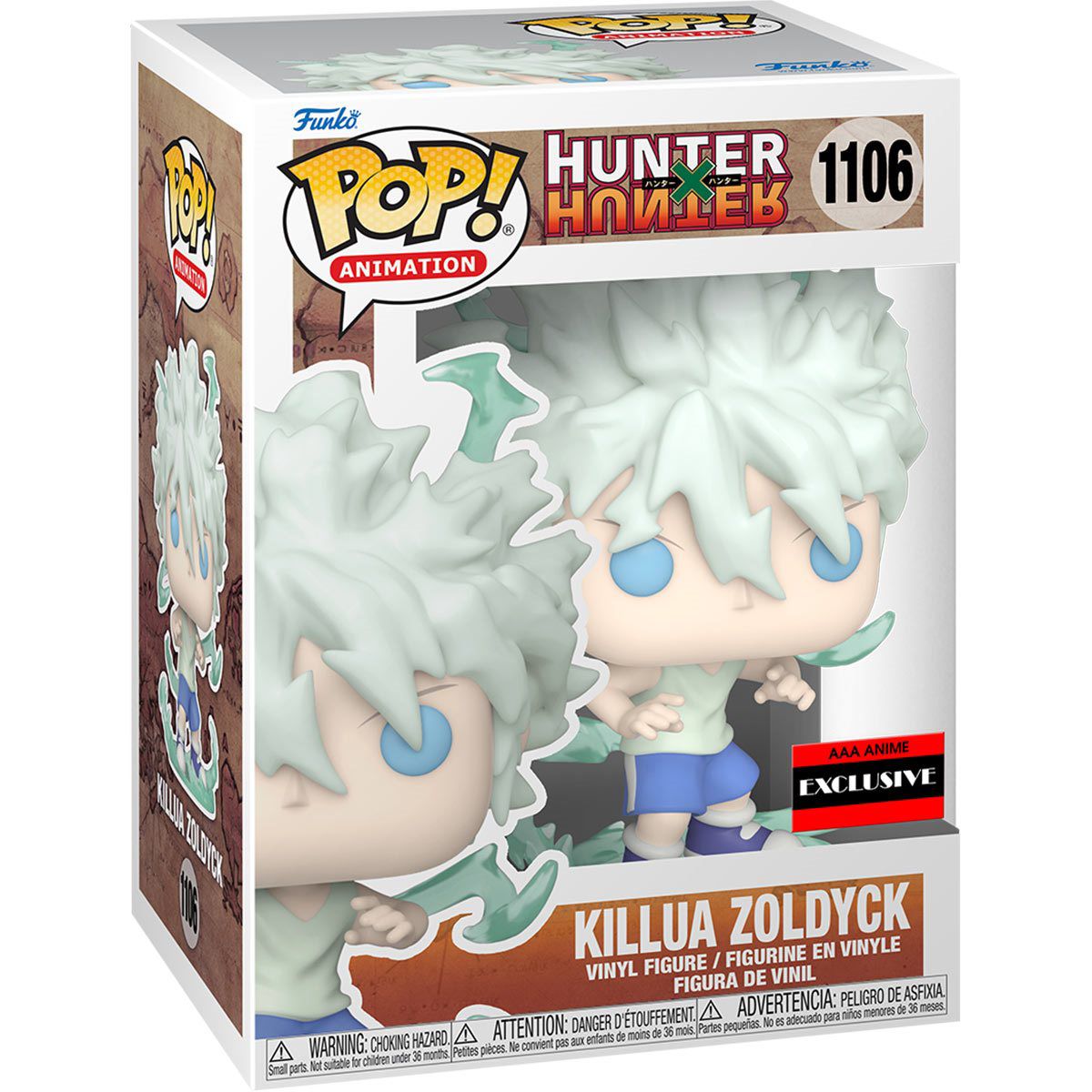 Killua Zoldyck (Exclusive & Glow Chase) - Funko Pop!