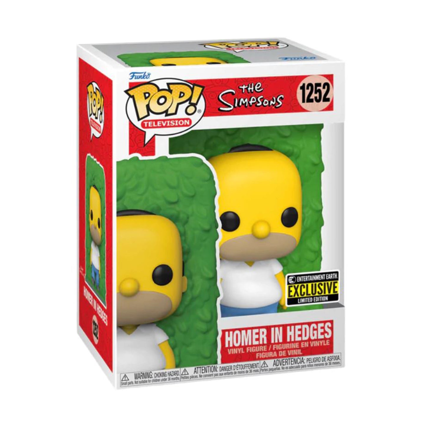 Homer in Hedges (Exclusive) - Funko Pop!
